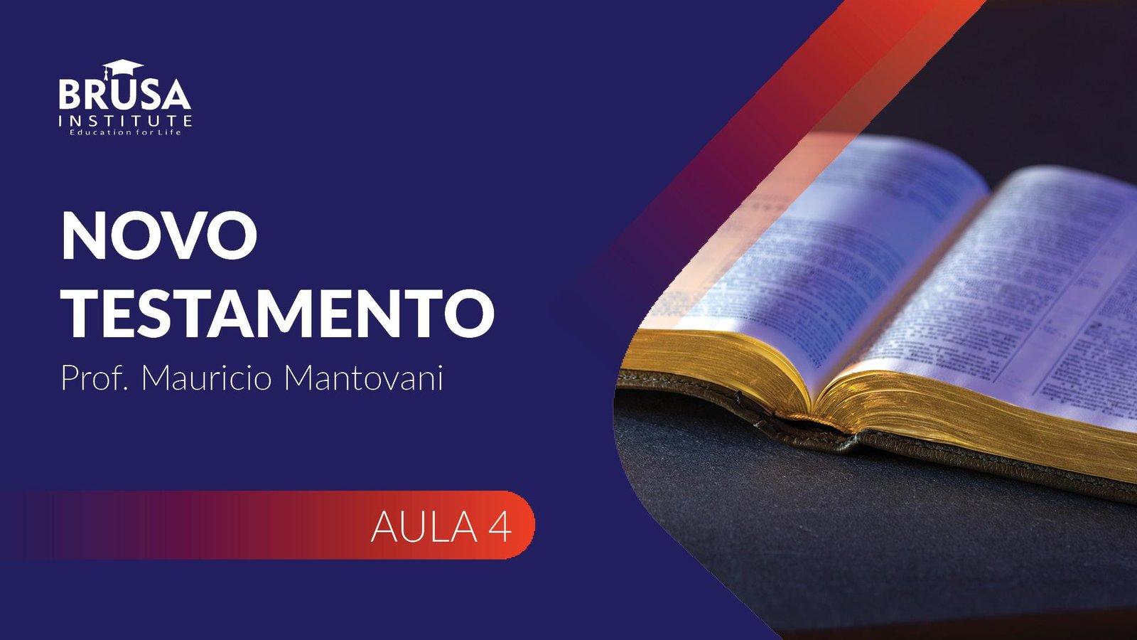 A encarnação de Cristo como chave para compreender o Novo Testamento e a redenção.